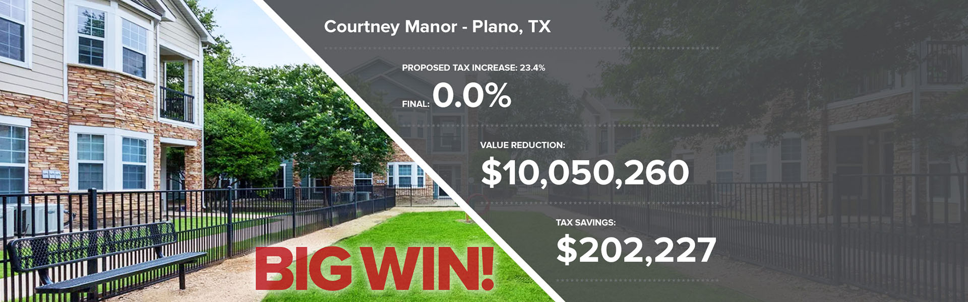 Big Win: Courtney Manor, Plano TX